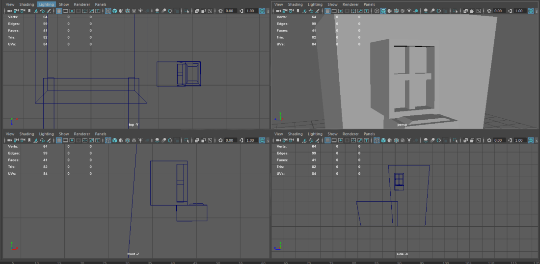 starting to texture windows