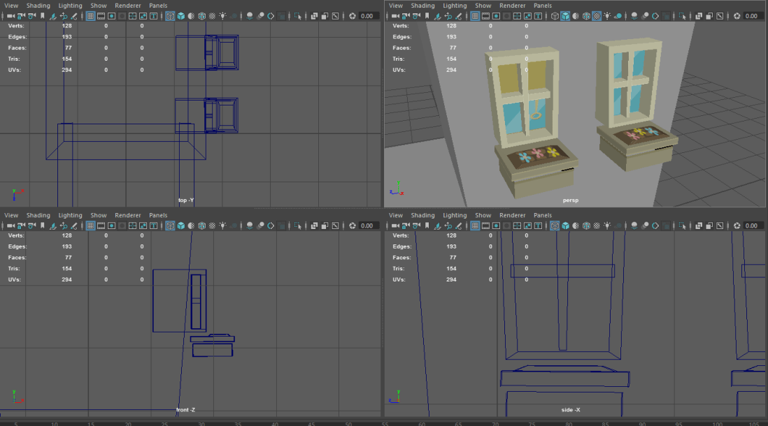 duplicated second window