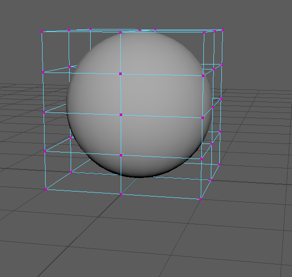 created the sphere with lattice