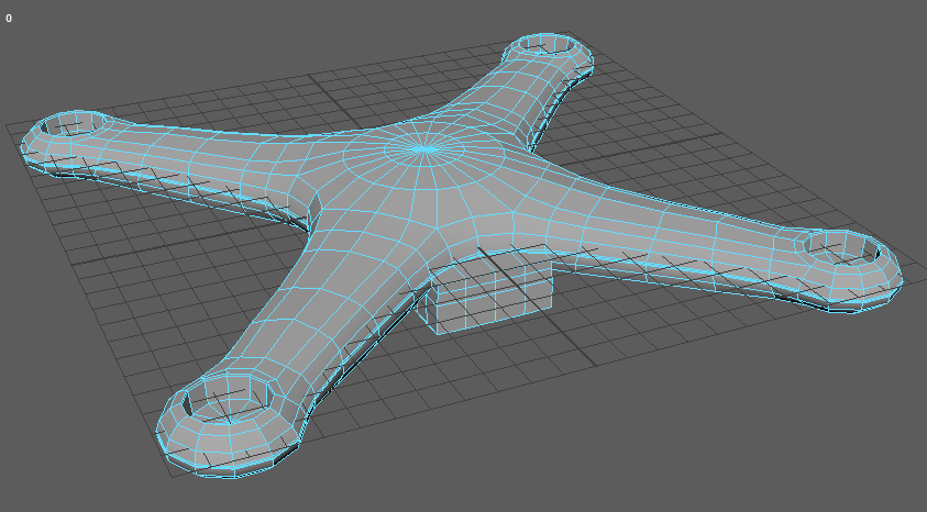 created the block in the back