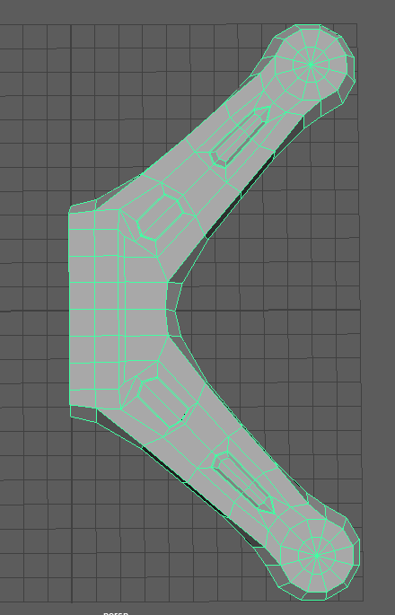 squared off the bottom