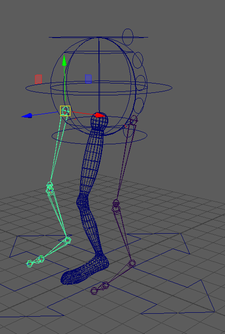 added constraints to leg joints