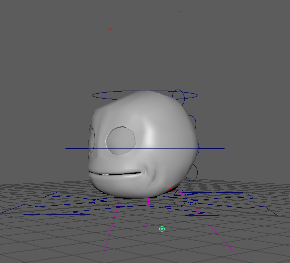 creating hair follicles for robot, smiley, and ball