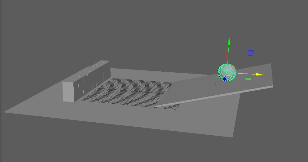 modeled ball,plane,blocks and ramp and have applied gravity to ball and blocks